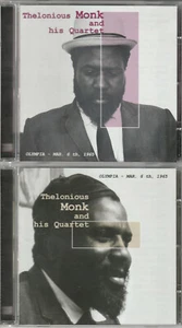 THELONIOUS MONK & HIS QUARTET / OLYMPIA, 1965 (Parts 1 & 2) 2 CD x ALBUMS - Picture 1 of 2