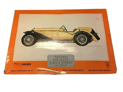 POCHER ALFA ROMEO spider touring gran sport scale 1:8 vintage ultra rare - Immagine 1 di 4