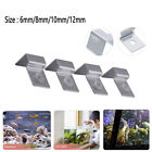 6-12mm Stainlesss Steel Aquarium Glass Fish Tank Fixed Cover Clip Clamp Bracket