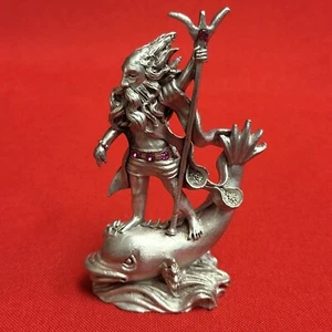 Piedras rosadas de colección Spoontiques HM1734 peltre miniatura tritón dios del mar - Imagen 1 de 12