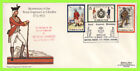 Gibraltar 1972 Royal Engineers Set On R.E. Series No1 Official First Day Cover
