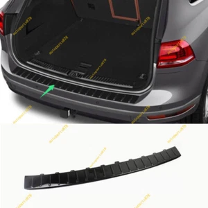 For VW Touareg 2011-2018 ABS Black Rear External Bumper Doorsill Protector Trim - Picture 1 of 5