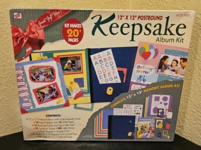 Kit completo para hacer álbumes WT Keepsake 12x12 para recuerdos de álbumes de recortes - nuevo sellado Foto 1 de 3