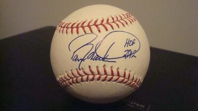 Barry Larkin AUTOGRAPHED OFFICIAL 1990 WORLD SERIES BASEBALL SIGNED CIN REDS JSA - Image 1 of 3