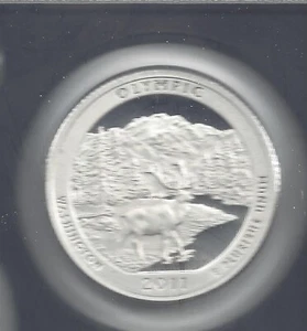 2011 S Silver Proof OLYMPIC Quarter - 90% Silver - Picture 1 of 2