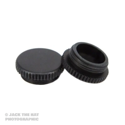 PIXEL PEEPER 2 x Tappi antipolvere per presa remota Nikon 10 pin. Coperchio porta terminale avvitabile