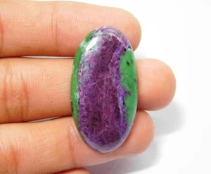 Gorgeous Natural Green Ruby Zoisite Cabochon Loose Gemstone 43 Cts. ME-7945 - Picture 1 of 5