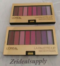 L'oreal La Lip Palette Plum 02 Lipstick Cream Matte & Highlight Kit 8 Shade