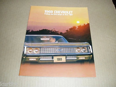 Chevrolet Impala SS 1969 convertible Caprice Bel Air Biscayne folleto de ventas Foto 1 de 3