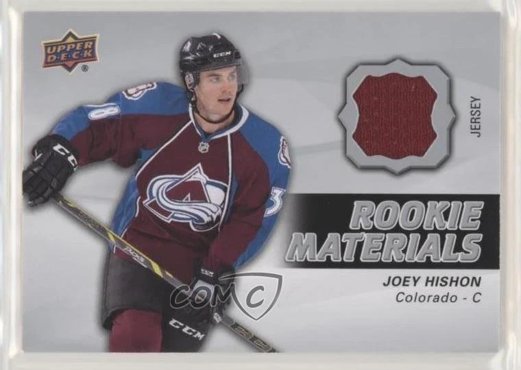 2014-15 Upper Deck Rookie Materials Joey Hishon #RM31 RC - Image 1 of 2