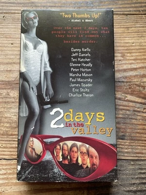 2 Days In The Valley - VHS Charlize Theron  Jeff Daniels James Spader HBO Video - Image 1 of 4