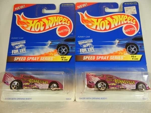 2 Hot Wheels 1997 Speed Spray Serie 4 von 4 Autos 552 lila lustige Autos - Bild 1 von 8
