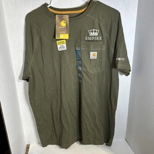Carhartt Delmont Force® Henley Relaxed Fit S/S Pocket T-Shirt Men’s M NWT - Picture 1 of 7
