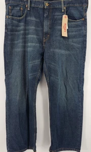 Levi's 569 Jeans Herren 42 x 32 blau Denim Alltagskleidung lockere gerade Passform 2017 - Bild 1 von 8