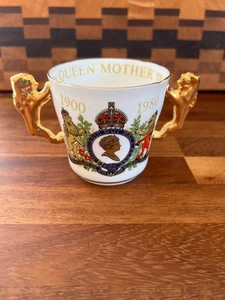 PARAGON Fine Bone China Tasse - H.M. Queen Elizabeth the Queen Mother 80. Geburtstag - Bild 1 von 9