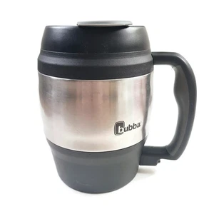 Taza de viaje aislada Bubba Keg 52 oz jarra abridor de botellas tapa abatible negra plateada - Imagen 1 de 11