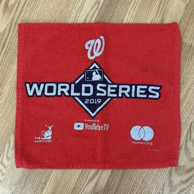 Washington Nationals 2019 World Series Playoff Towel Nats Park YouTube TV - Image 1 of 4