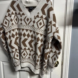 Heimish Womens 2XL/3XL Brown Pullover Knit Sweater Crew Neck Long Sleeve - Picture 1 of 8