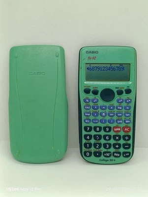 CASIO - Calculatrice Scientifique Casio FX-92 Collège 2D+ - Photo 1/4
