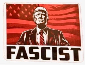 FACIST TRUMP Vinyl gestanzter Aufkleber 3,75 x 2,75 Zoll Auto Laptop🔥MENGE - Bild 1 von 1