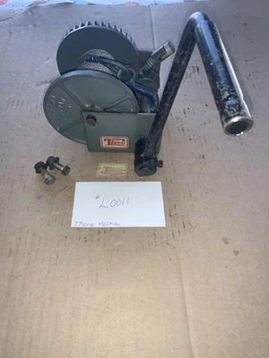 Cabrestante manual vintage THERN manivela cable cabrestante ATV barco remolque motor polipasto Foto 1 de 4