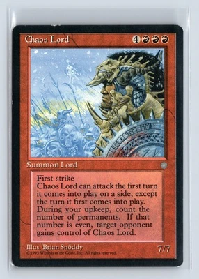 CHAOS LORD – MTG Magic the Gathering Card – Ice Age – Rare - Image 1 of 4
