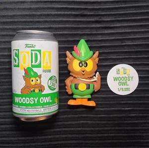 Funko Soda WOODSY OWL WonderCon 2021 Vinyl Figur LE 1/7500 mit Dose + Insert - Bild 1 von 3