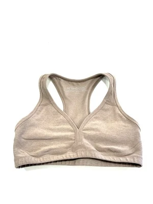 Beyond Yoga Spacedye Lift Your Spirit Bra Medium Birch Heather, Worn Once - Image 1 of 3