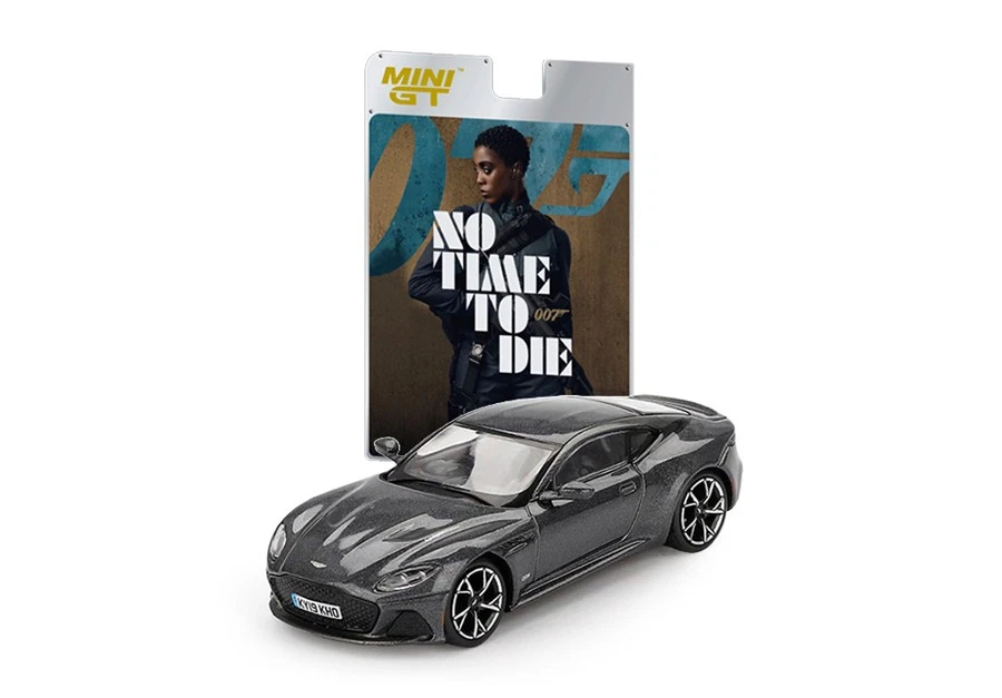 Mini-GT 1:64 ASTON MARTIN BDS NO TIME TO DIE 007 JAMES BOND ENGLISH BLISTER 2021 - Immagine 1 di 4