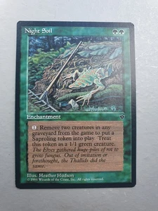 Night Soil, MTG Fallen Empires (1994) Common Green Enchantment NM - Picture 1 of 2