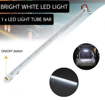 For PEUGEOT PARTNER EXPERT BOXER LED BRIGHT WHITE INTERIOR LIGHT BAR TUBE STRIP - Image 1 of 4