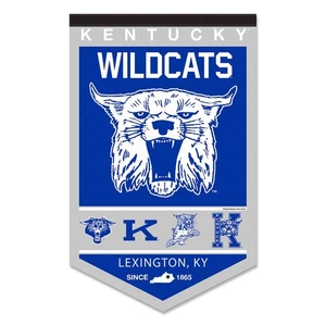 Kentucky Wildcats Heritage Logo History Banner Pennant - Picture 1 of 4
