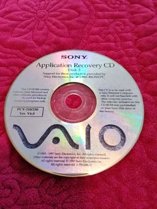 Sony Application Recovery Cd Disk 2 - Picture 1 of 2