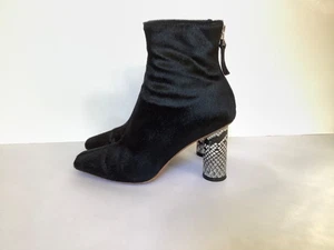 Affilatus Made in Italy ponyhair boots 38 - Picture 1 of 16