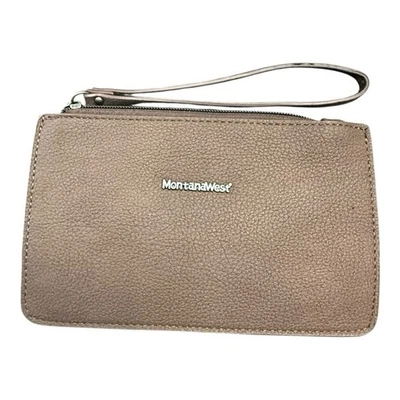 Bolso sin asas de muñeca Montana West de cuero sintético topo Foto 1 de 4