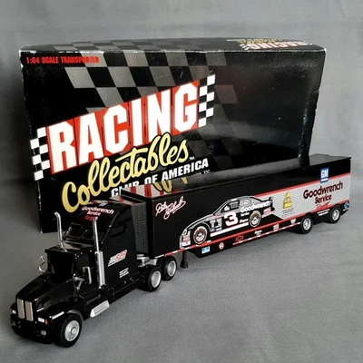 1995 Dale Earnhardt #3 GM Goodwrench RCCA 1:64 Kenworth Car Hauler Transporter - Image 1 of 4