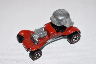 Hot Wheels Redline Red Baron 1969 techo puntiagudo rojo hecho en Hong Kong Foto 1 de 4