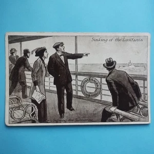 Sinking of the Lusitania - Sighting the Submarine - Ship - Picture 1 of 2