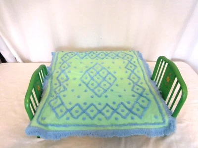 American Girl Kit’s Green Trundle Bed + Both Bed Mattress Quilt Set  - Image 1 of 4