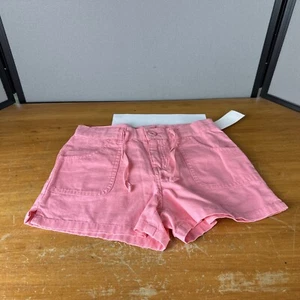 Vintage Cherokee GIRLS SHORTS Size 7/8 Flat Front Adjustable Waist Pink New - Picture 1 of 9