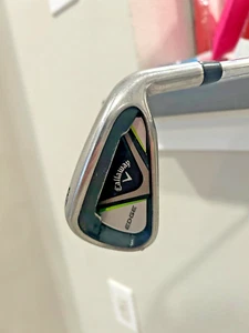 USED RH CALLAWAY 2018 EDGE 6 IRON STEEL STIFF - Picture 1 of 3