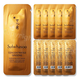 Sulwhasoo Concentrated Ginseng Renewing Eye Cream 1ml (10pcs ~ 150pcs) Newest