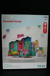 Creatology 59 Piece Foam Mermaid House Christmas Craft Kit  New in box  Ages 6+ - Picture 1 of 6