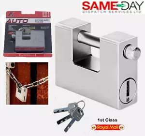 70mm Heavy Duty Padlock High Security Shutter Shipping Container Chain Pad Lock - Picture 1 of 7