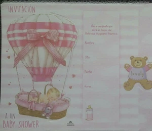 Invitaciones para Babyparty Español ~ Spanische Babyparty-Einladungen, Lieblingsmädchen - Bild 1 von 10