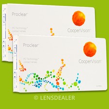 »» PROCLEAR SPHERE KONTAKTLINSEN 2x6 — MONATSLINSEN — COOPER VISION «« ± STÄRKEN