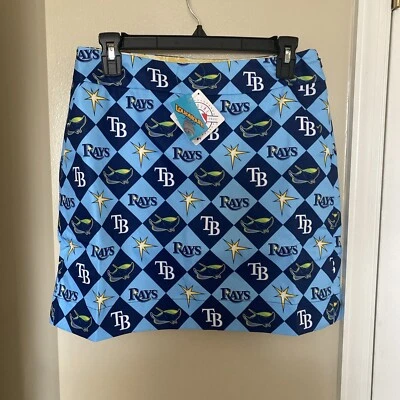Pantalón corto Loudmouth Golf para dama Tampa Bay Rays talla 8 Foto 1 de 4