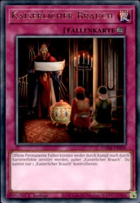 Yugioh VASM-DE058 Kaiserlicher Brauch Rare - Bild 1 von 2
