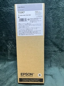 Aprile 2025 cartuccia inchiostro originale Epson nero chiaro T55K7 - Foto 1 di 3