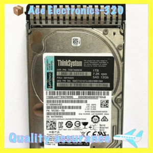 7XB7A00034 Lenovo 00YK023 1TB 7.2K 2.5 SAS 12Gb Hot Swap 512n HDD Hard Drive - Afbeelding 1 van 5